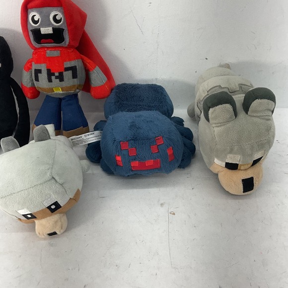 Used LOT Minecraft Character Plush Dolls Toys - Picture 3 of 8